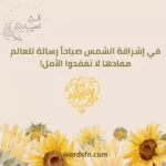 عبارات عن الصباح