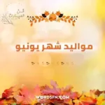 عبارات عن مواليد شهر يونيو