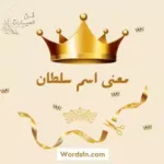 معنى اسم سلطان