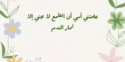 عبارات عن الطمع