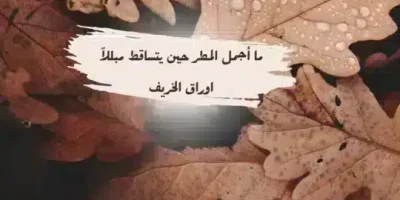 عبارات عن الخريف