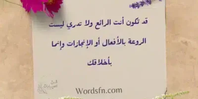 عبارات عن الأخلاق