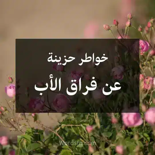 خواطر حزينة عن فراق الأب