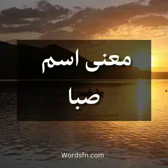 معنى اسم صبا