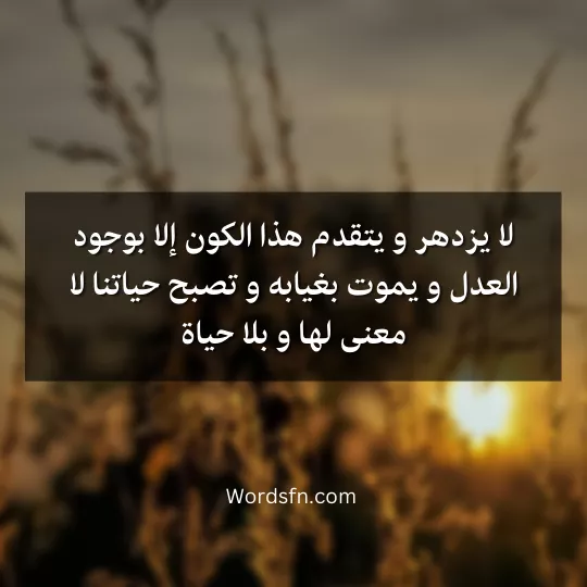 حكم عن العدل