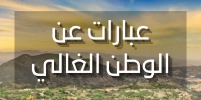 عبارات عن الوطن الغالي