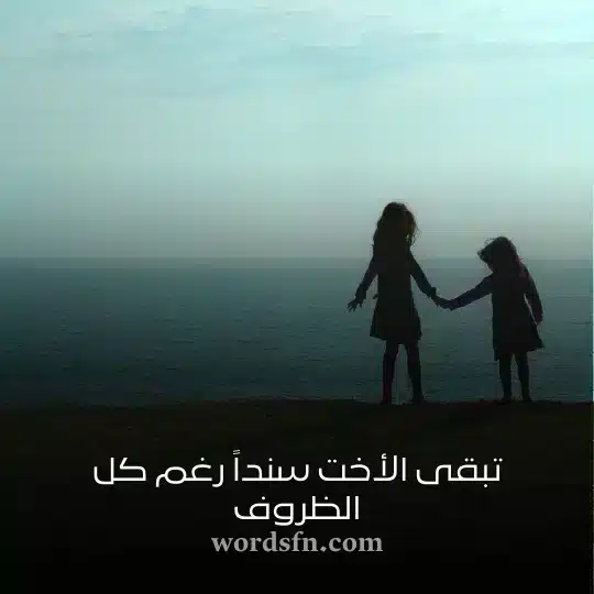 تبقى الأخت سندا رغم كل الظروف حالات عن الاخت