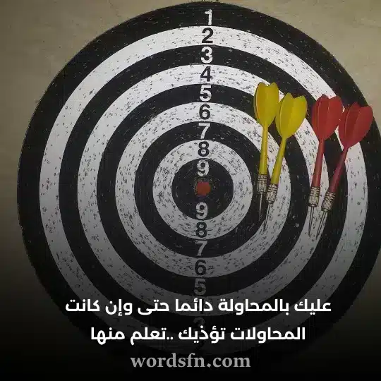 عليك بالمحاولة دائما حتى وإن كانت المحاولات تؤذيك تعلم منهاwebp - فن العبارات عليك بالمحاولة دائما حتى وإن كانت المحاولات تؤذيك تعلم منها حالات نادره
