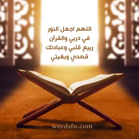 اللهم اجعل النور في دربي والقرآن ربيع قلبي وعبادتك قصدي وبغيتيwebp - فن العبارات اللهم اجعل النور في دربي والقرآن ربيع قلبي وعبادتك قصدي وبغيتي حالات واتساب دينيه