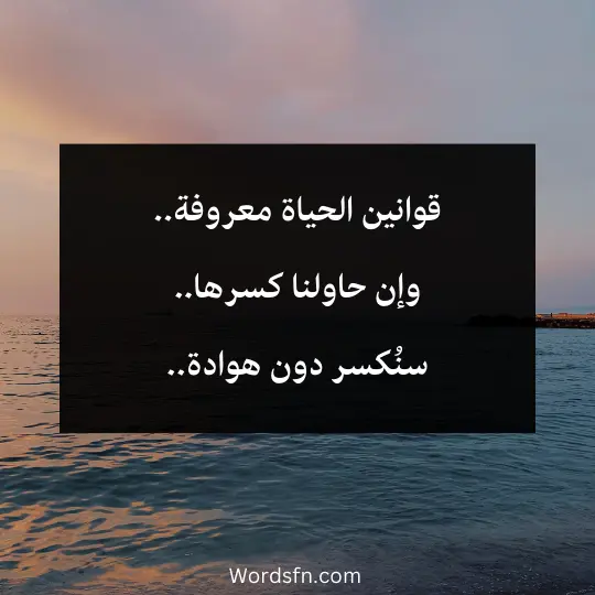 Beautiful-phrases-about-life 3 - فن العبارات قوانين الحياة معروفة..