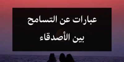 عبارات عن التسامح بين الأصدقاء