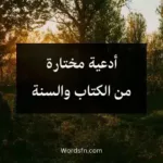 أدعية مختارة من الكتاب والسنة