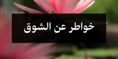 خواطر عن الشوق