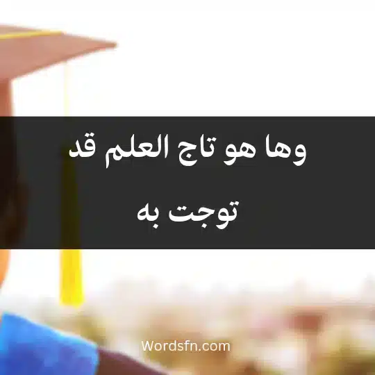Words-about-graduation-from-the-university2 - فن العبارات وها هو تاج العلم قد توجت به