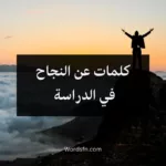 كلمات عن النجاح في الدراسة 