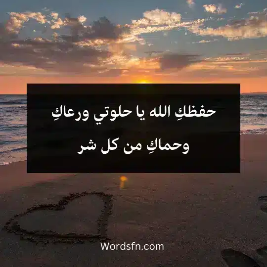 حفظكِ الله يا حلوتي ورعاكِ وحماكِ من كل شر