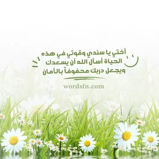 حالات واتس عن الاخت