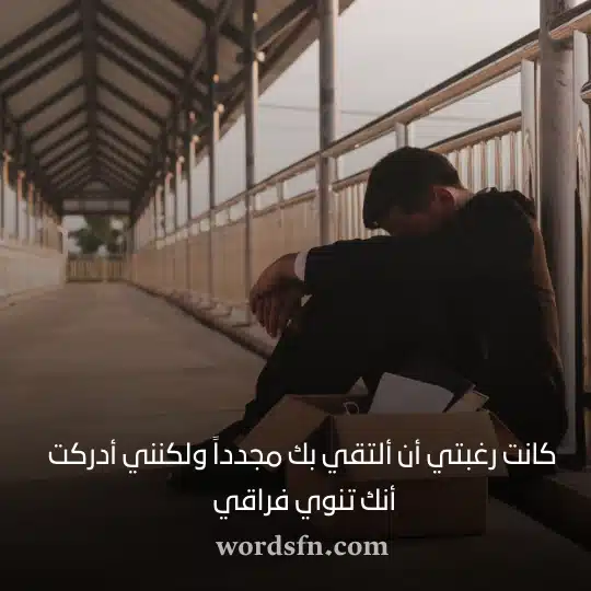 كانت رغبتي أن ألتقي بك مجدداً ولكنني أدركت أنك تنوي فراقي webp - فن العبارات كانت رغبتي أن ألتقي بك مجدداً ولكنني أدركت أنك تنوي فراقي حالات واتس فراق