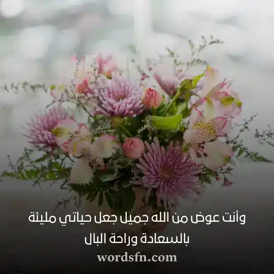 وأنت عوض من الله جميل جعل حياتي مليئة بالسعادة وراحة البالwebp - فن العبارات وأنت عوض من الله جميل جعل حياتي مليئة بالسعادة وراحة البال حالات واتس عن الحب