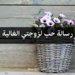 رسالة حب لزوجتي الغالية