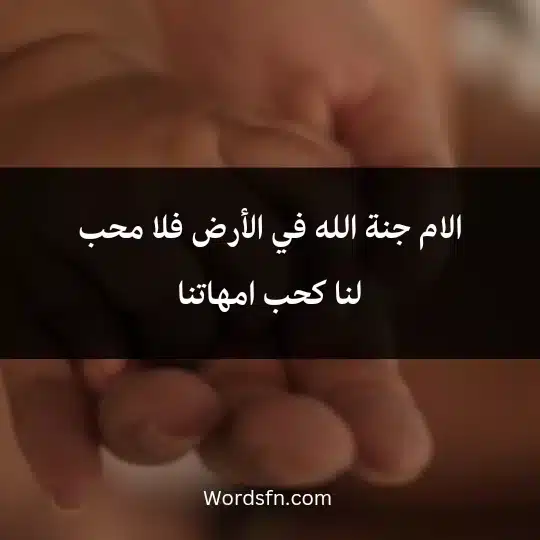 A-message-to-the-mother1 - فن العبارات الام جنة الله في الأرض فلا محب لنا كحب امهاتنا.