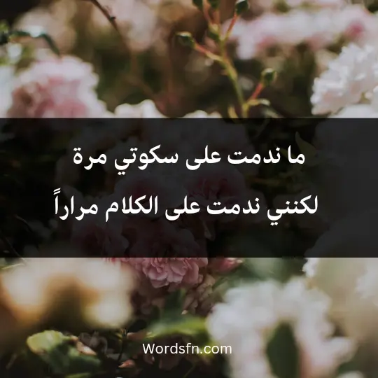 Sayings of Omar bin Al-Khattab 3 - فن العبارات ما ندمت على سكوتي مرة، لكنني ندمت على الكلام مراراً