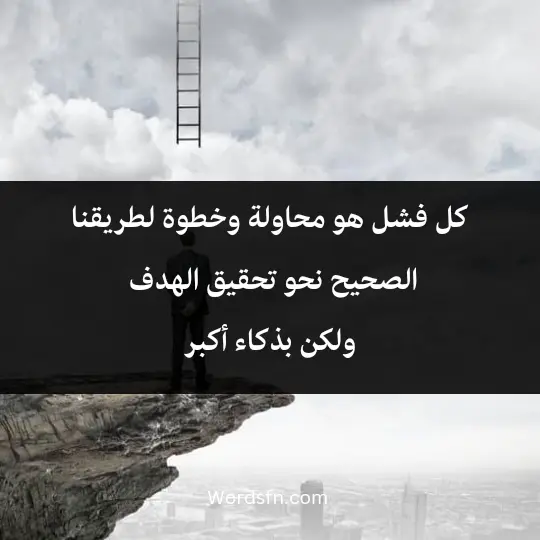 كل فشل هو محاولة وخطوة لطريقنا الصحيح نحو تحقيق الهدف، ولكن بذكاء أكبر