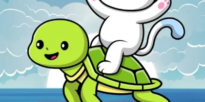 قصة مياو والسلحفاة