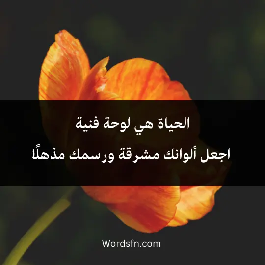 Touching words about life3 - فن العبارات الحياة هي لوحة فنية، اجعل ألوانك مشرقة ورسمك مذهلًا