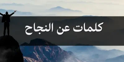 كلمات عن النجاح