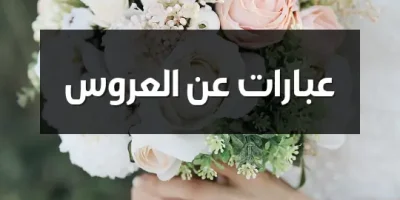 عبارات عن العروس