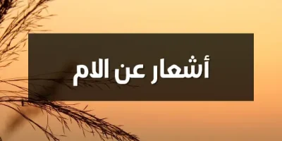 أشعار عن الام