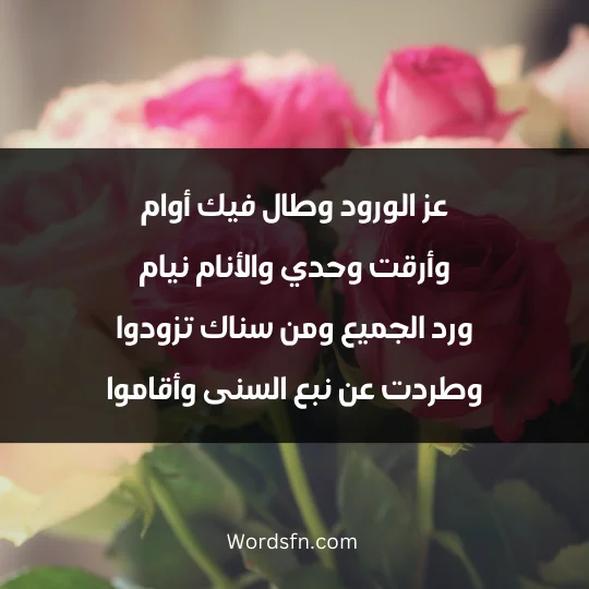 عز الورود وطال فيك أوام وأرقت وحدي والأنام نيام ورد الجميع ومن سناك تزودوا وطردت عن نبع السنى وأقاموا