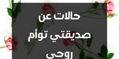 حالات عن صديقتي توأم روحي