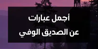 أجمل عبارات عن الصديق الوفي