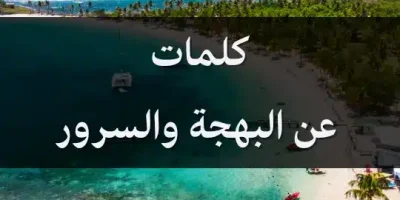 كلمات عن البهجة والسرور