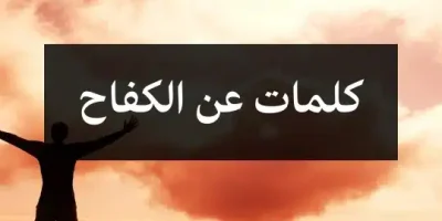 كلمات عن الكفاح