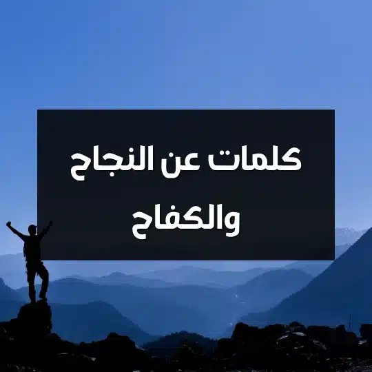 كلمات عن النجاح والكفاح