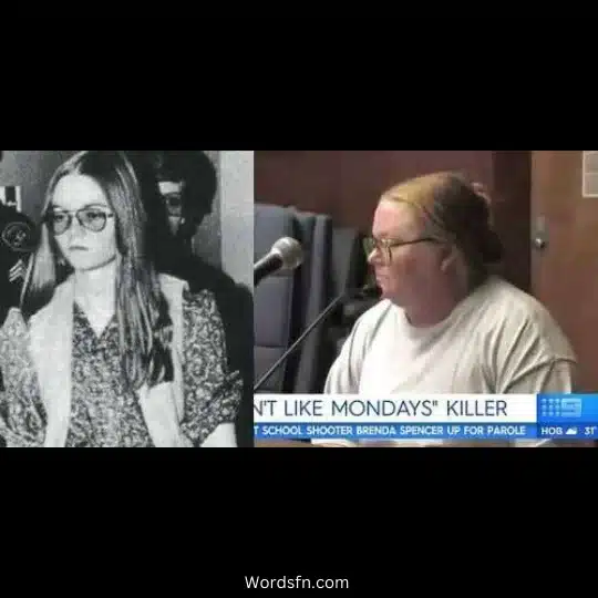 Brenda Spencer 2 - فن العبارات بريندا سبنسر من الطفولة حتى الكبر وراء القضبان