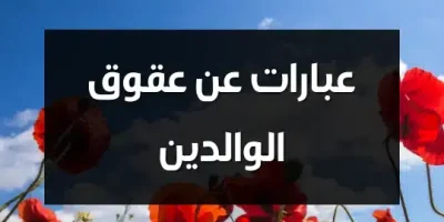 عبارات عن عقوق الوالدين