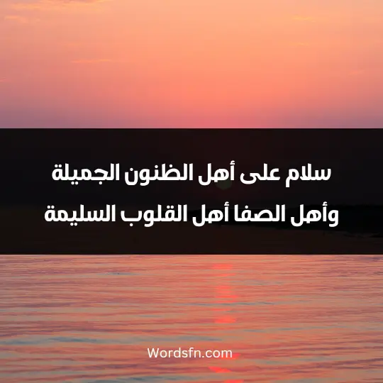 Poems about beauty3 - فن العبارات سلام على أهل الظنون الجميلة وأهل الصفا أهل القلوب السليمة