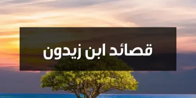 قصائد ابن زيدون