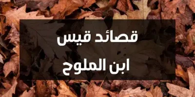 أشعار قيس بن الملوح