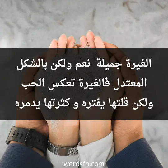 Tips for married life2 - فن العبارات الغيرة جميلة نعم ولكن بالشكل المعتدل فالغيرة تعكس الحب ولكن قلتها يفتره و كثرتها يدمره