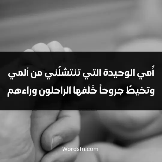 أُمي الوحيدة التي تنتشلُني من ألمي وتخيطُ جروحاً خَلَفها الراحلون وراءهم