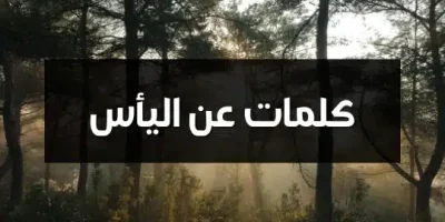 كلمات عن اليأس