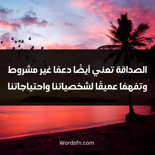 Words about true friendship2 - فن العبارات الصداقة تعني أيضًا دعمًا غير مشروط وتفهمًا عميقًا لشخصياتنا واحتياجاتنا