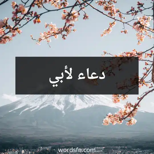 دعاء لأبي