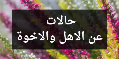 حالات عن الاهل والاخوة