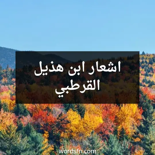 اشعار ابن هذيل القرطبي